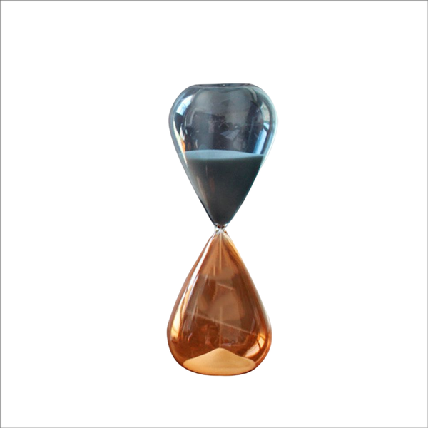 Simple Glass Hourglass Timer Home Decoration Style D 30 Minutes L