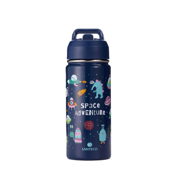 Santeco Aosta Kids Stainless Steel Water Bottle - Alien (500ml)