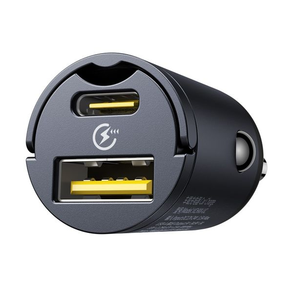 Baseus Tiny Star Mini Car Charger (U+C) 30W - Cosmic Black