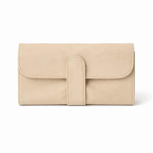 12 Slot - Makeup Brush Bag - Beige