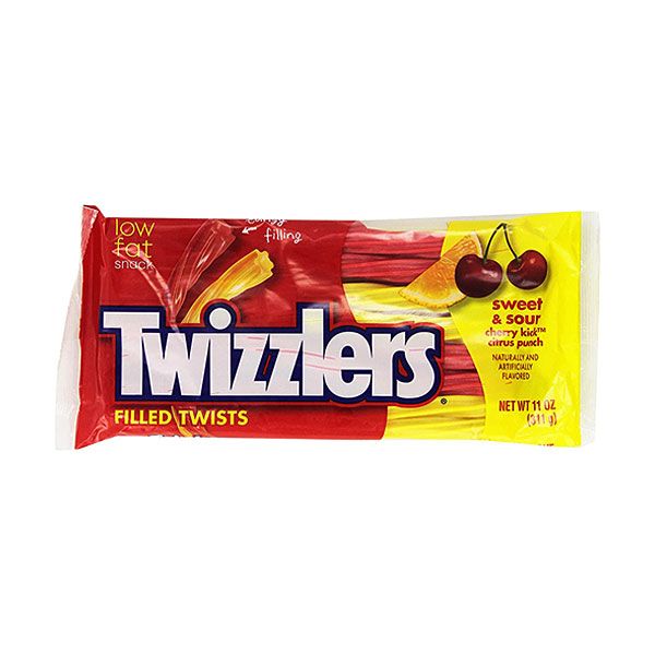 Twizzlers Big Bag Sweet &amp; Sour Filled 311g