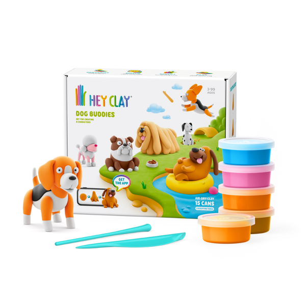 Hey Clay - Modelling Air-Dry Clay with Fun Interactive App - Dog Buddies 15