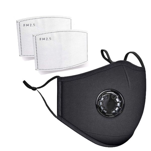 Careworx- 4 Layered Re-Usable Cotton Mask with Valve (Pack of 4)