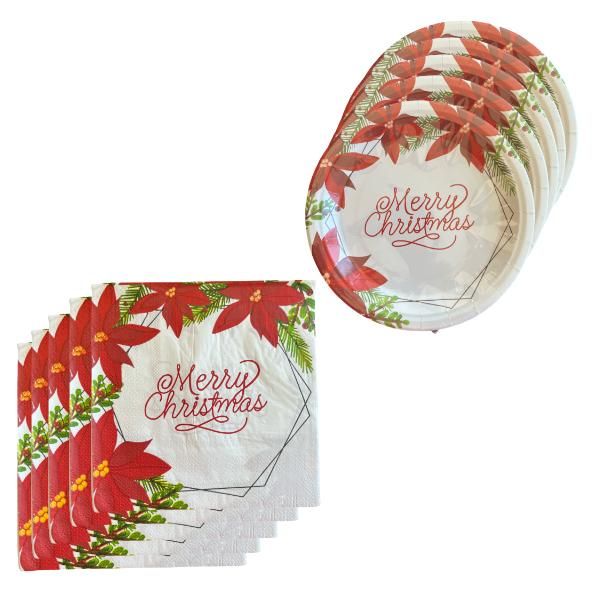 Merry Christmas Party Pack - 30 Piece