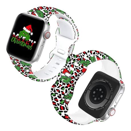 Silicone christmas apple online watch bands