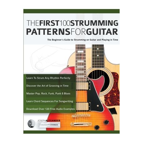 The First 100 Strumming Patterns for Guitar: The Beginner's Guide to Strumming on Guitar and Playing in Time Image