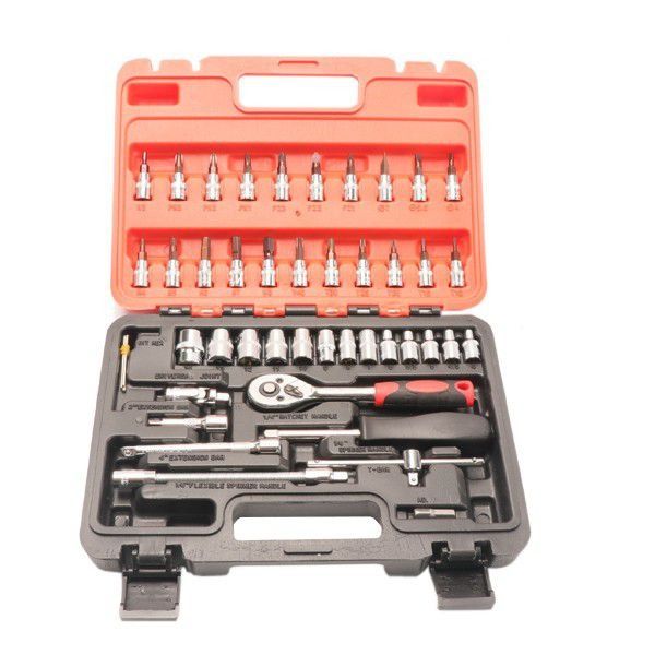 Supage 46 Piece Ratchet Socket and Bit Set