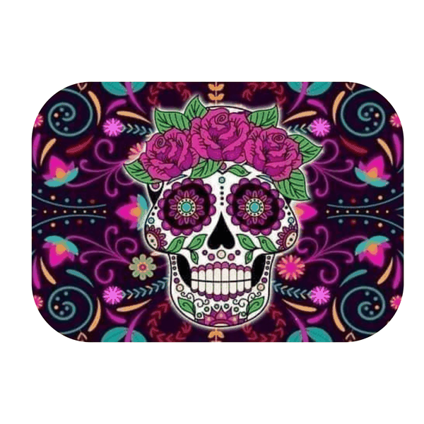 3D Skull Printed Mouse Pad