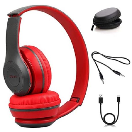 Wireless Super Bass Foldable Bluetooth Headphones with Micro SD