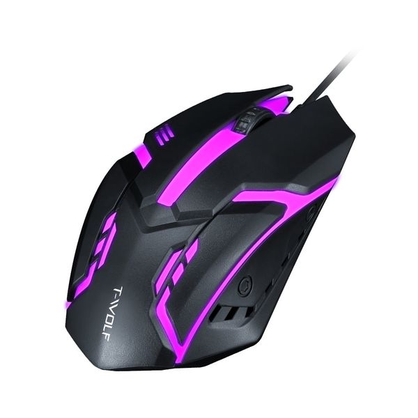 USB Wired Gaming Mouse With RGB For Office And Home -Twolf V1
