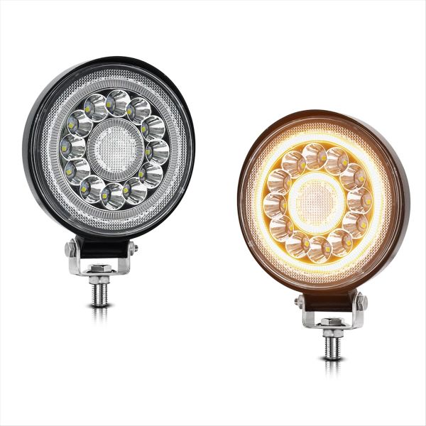 4 Inch Round Led Offroad Lights Led Tractor Work Compatible with Universal
