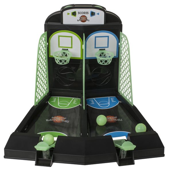 Mini Desktop Glow in the Dark Basket Ball Game - Two Player