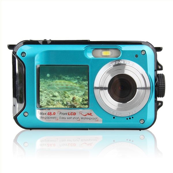 2.7K Waterproof Camera with 32GB Card, Underwater Camera for Snorkeling
