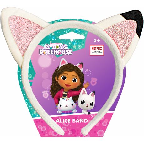 GABBY'S DOLLHOUSE By Dreamworks Official Licensed Girls Alice Band - White Image