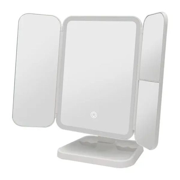 LED Light TS Tri-Fold Cosmetic Mirror