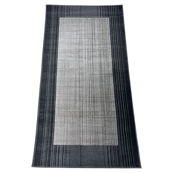 ROYAL RUGS - Modern Turkish Grey Rug - 150 x 80cm