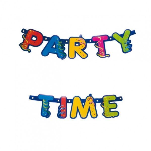 Party Streamer Party Time Dicut Banner Shop Today. Get it Tomorrow!