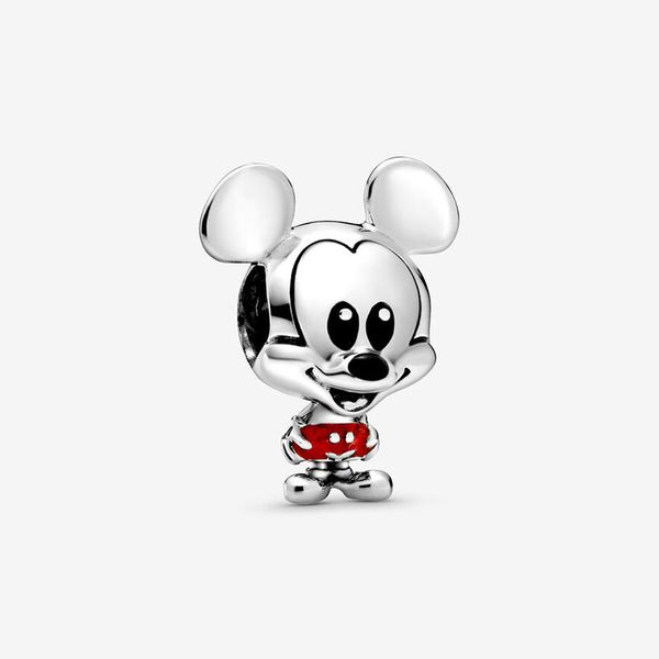 925 Sterling Silver Cute Mickey Bracelet Charm / Pendant