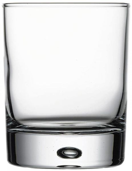 Whisky Glass 6pc 225cc Bubble Base Centra 42555