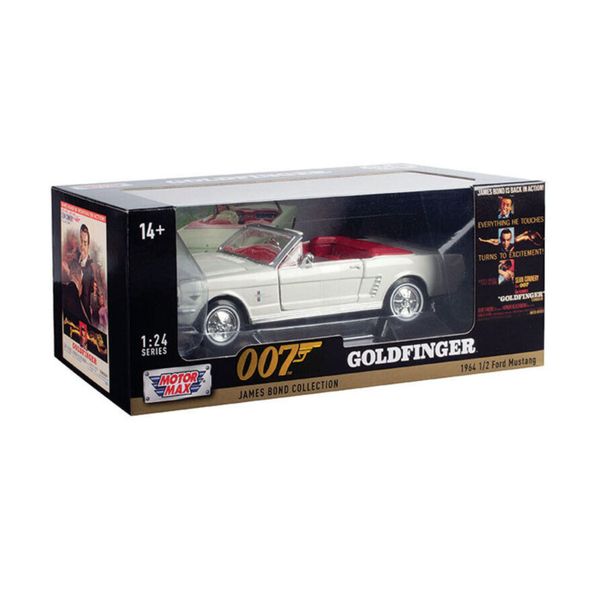 Motormax - James Bond Collection 1964 Ford Mustang Convertible Scale 1:24