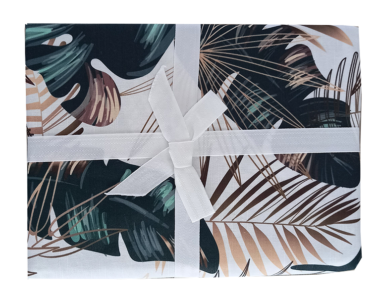 Tablecloth Tropical Leaf 135x230