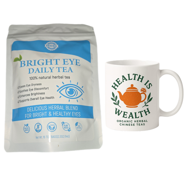 Bright Eye Daily Natural Herbal Tea With Tea Mug
