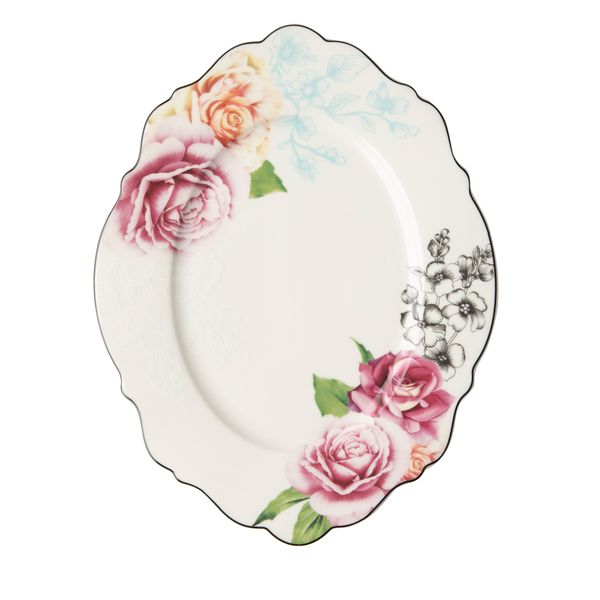 Jenna Clifford - Wavy Rose Oval Platter 35cm