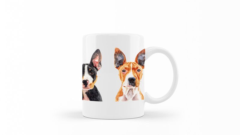 Bull-Terrier-Miniature Printed Coffee Mug DSGN188
