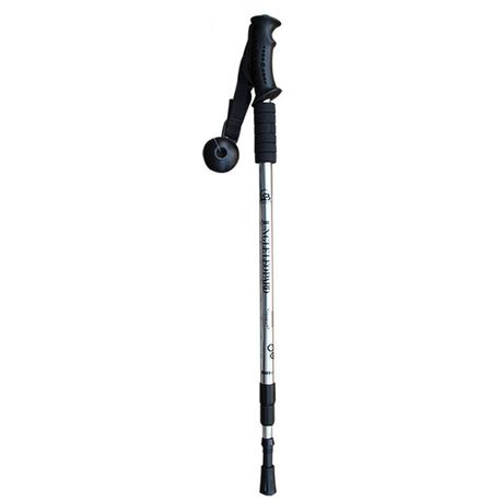 3 Section Straight Handle Aluminum Adjustable Trekking Pole 66 135cm