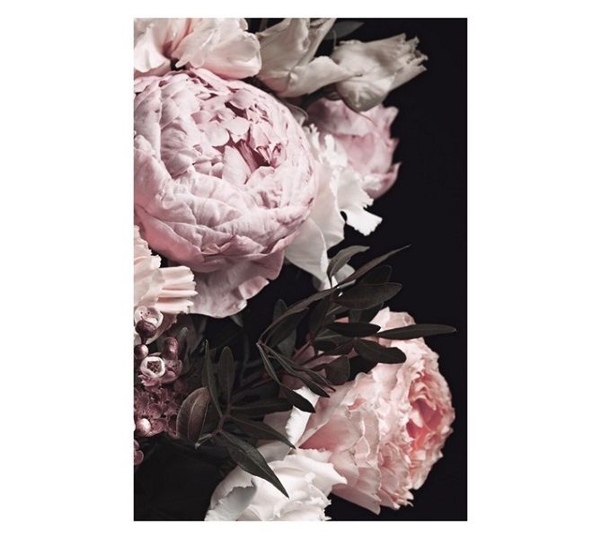 Flower Canvas Print - Pink (600 x 900mm)