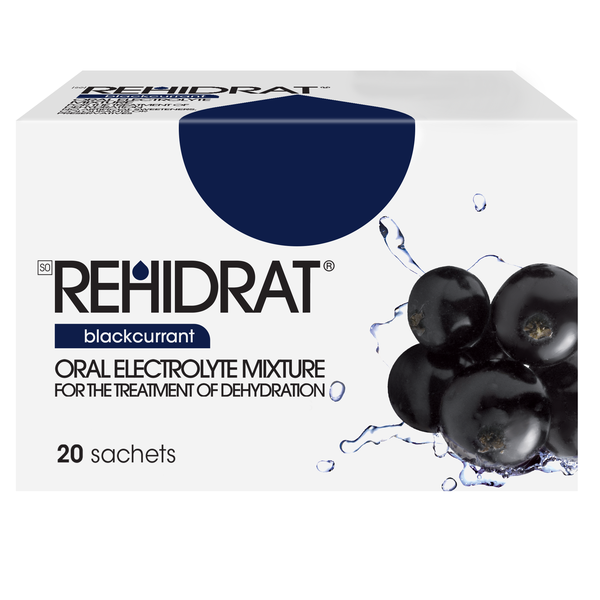 REHIDRAT - Oral Electrolyte Mixture Blackcurrant 14g x 20 sachets
