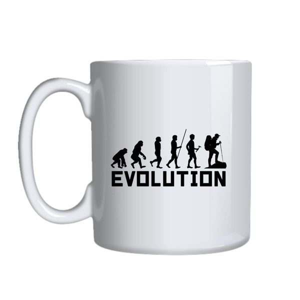 Hiker Evolution Mug Gift Idea 124