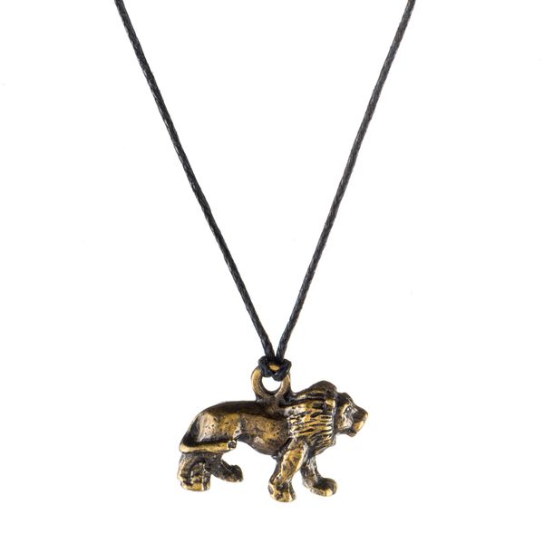 Africa's Legends - Tinned Creature Necklace With Timeless Design - Lion