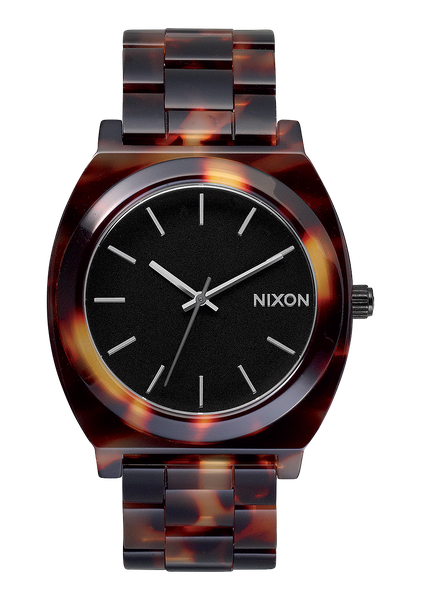 Nixon Time Teller Acetate- Black Tortoise