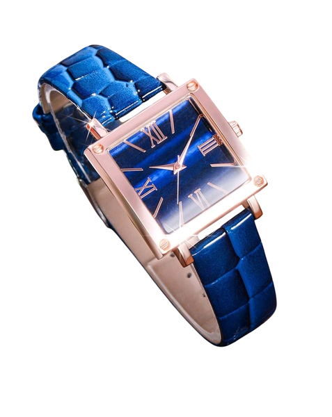Women PU formal Watch