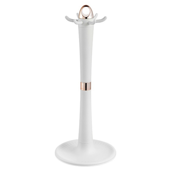Countertop Utensil Stand Anti-Slip Utensil Rotating Organizer Beige