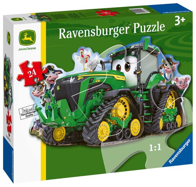 Ravensburger 24Piece John Deere Tractor Shaped