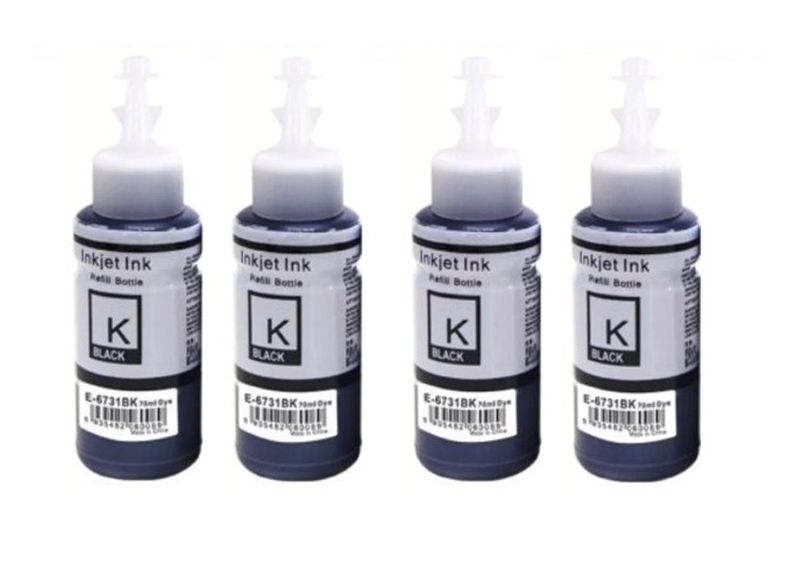 Compatible Epson T6731 Black Ink Bottles x 4 - Compatible