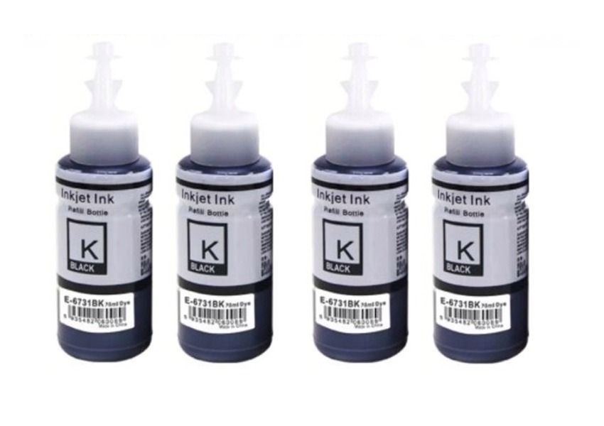 Compatible Epson T6731 Black Ink Bottles x 4 - Compatible | Shop Today ...