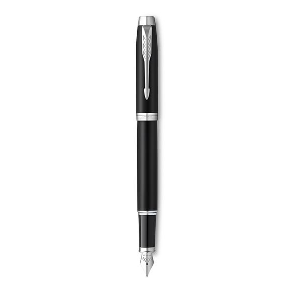 Parker IM Fountain Pen - Matte Black Chrome Trim