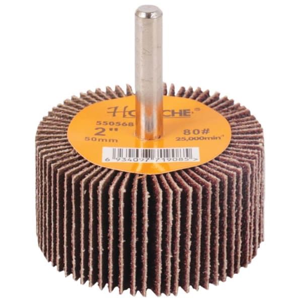 Hoteche 50 x 25 x 6mm Flap Wheel P80 with Shank