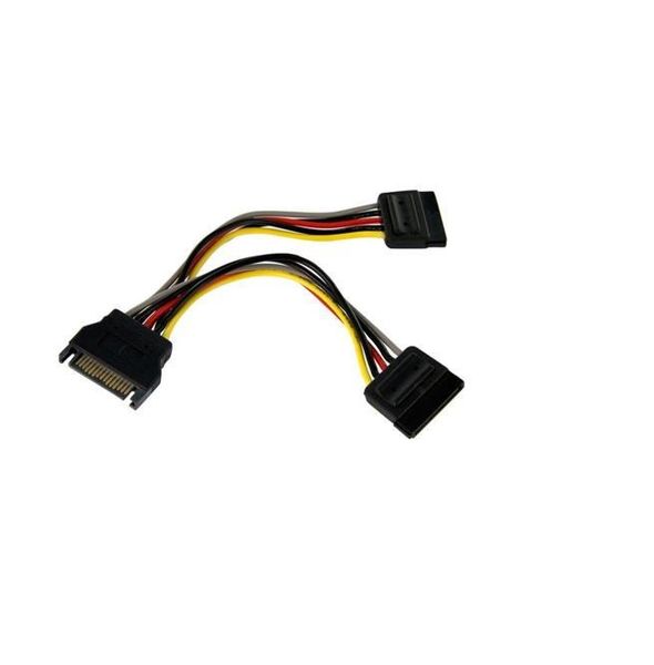 SATA Power Cable Extension / Splitter Cable – Male SATA to 2 x Female SATA