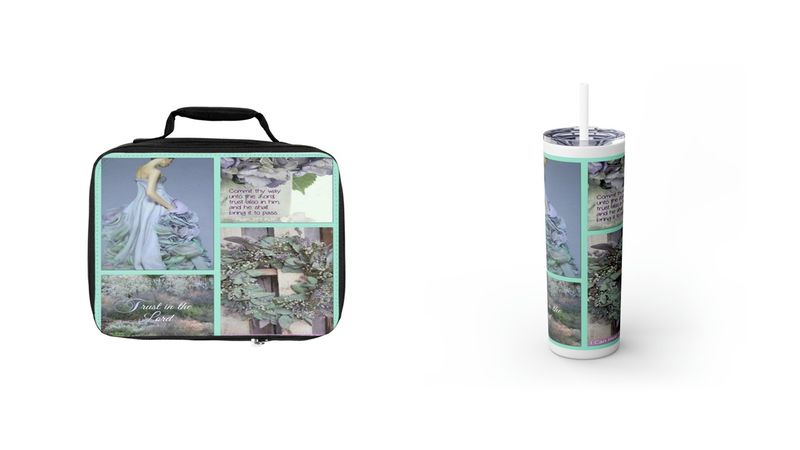 Wreath Bible Bag &amp; Tumbler Combo