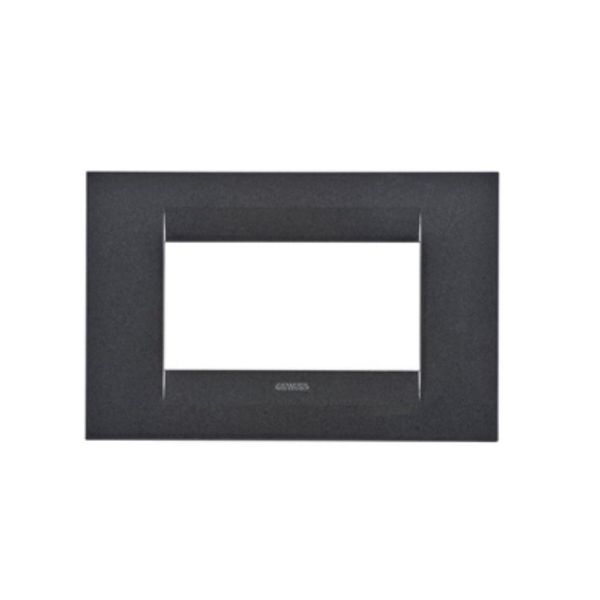 Gewiss Geo 4-Gang Cover Plate (Slate image