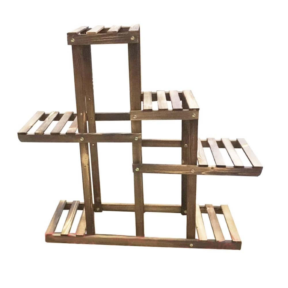 Garden Wooden Plant Stand 6 Tier 70cm Shop Today. Get it Tomorrow