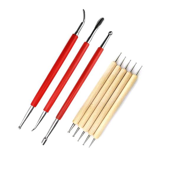 8 Piece Leather Carving Tools Leather Craft Tool for DIY Carving Leather