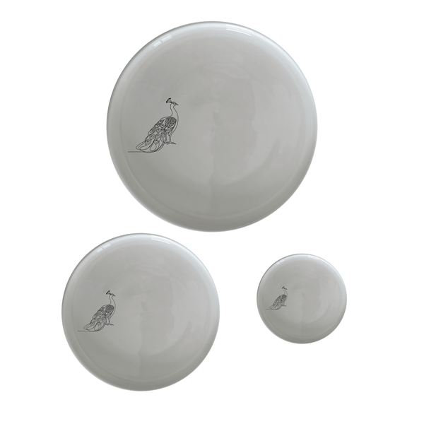 Male Peacock Dinnerware Set of 12 - Range 4