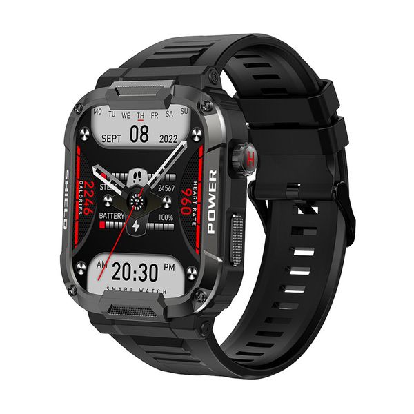 Haiaveng Rugged Military Fitness Smartwatch - Black