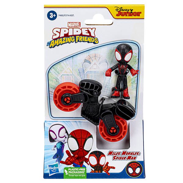 Spidey And Friends-Bike And Figure Miles