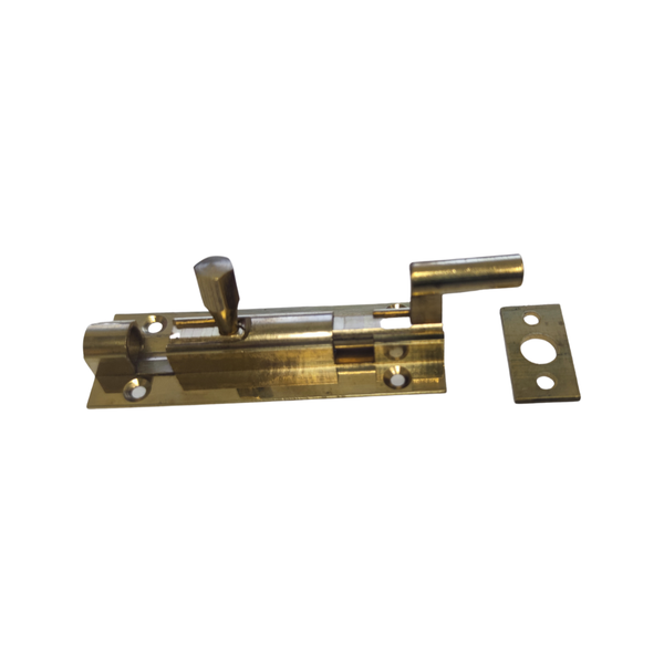 Solid Brass Necked Barrel Bolts - 75mm